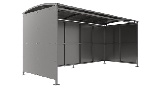 Badby Trolley Shelter - Galvanised banner image