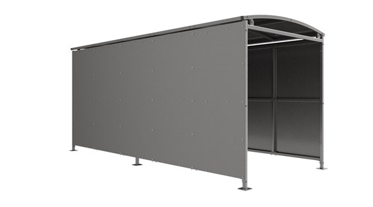 Binley Trolley Shelter - Galvanised banner image