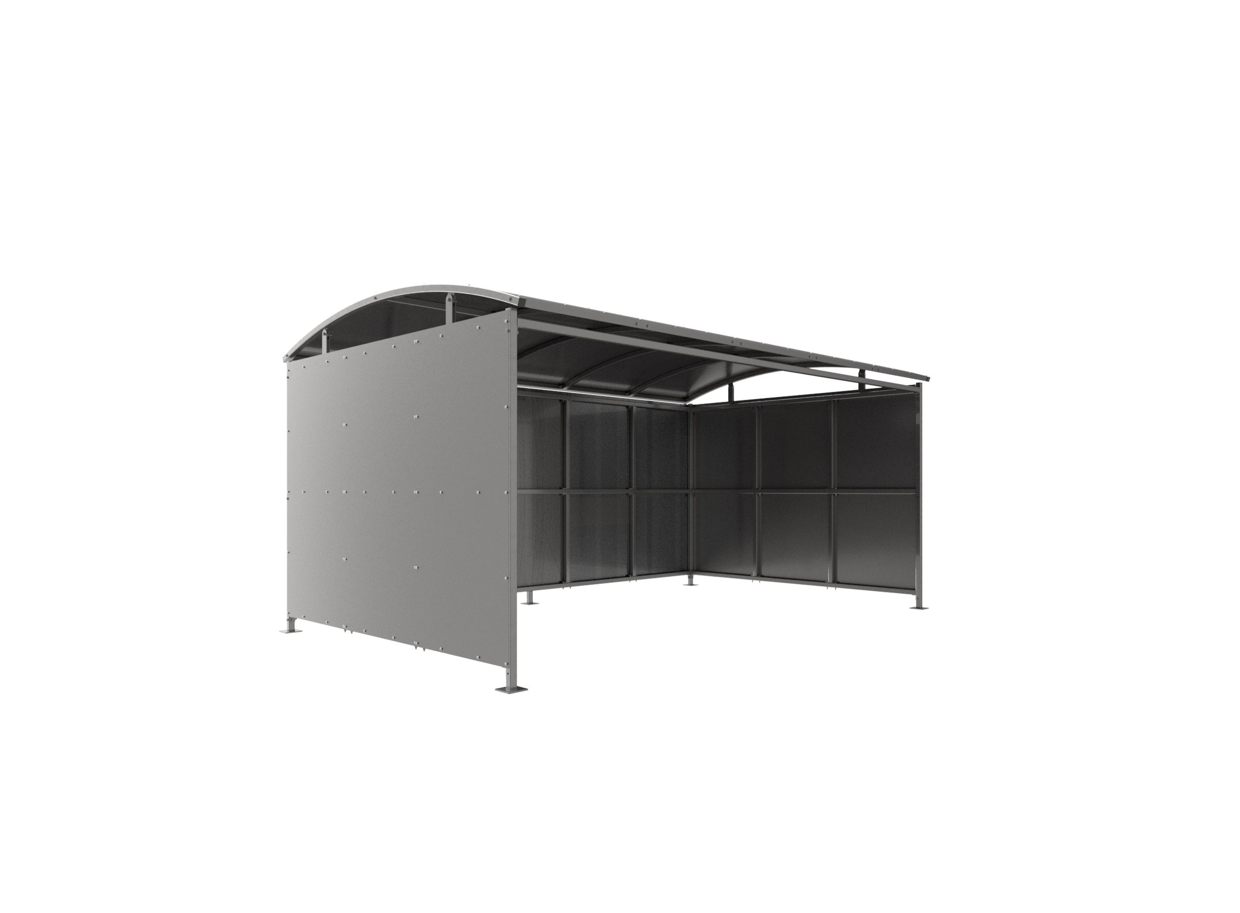 Dodford Trolley Shelter - Galvanised banner image