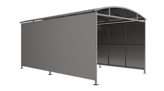 Watford Trolley Shelter - Galvanised banner image