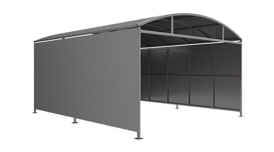 Welton Trolley Shelter - Galvanised banner image