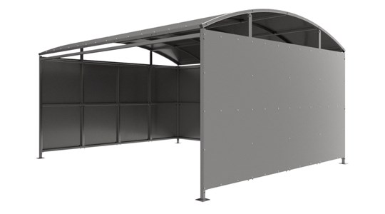 Wilson Trolley Shelter - Galvanised banner image