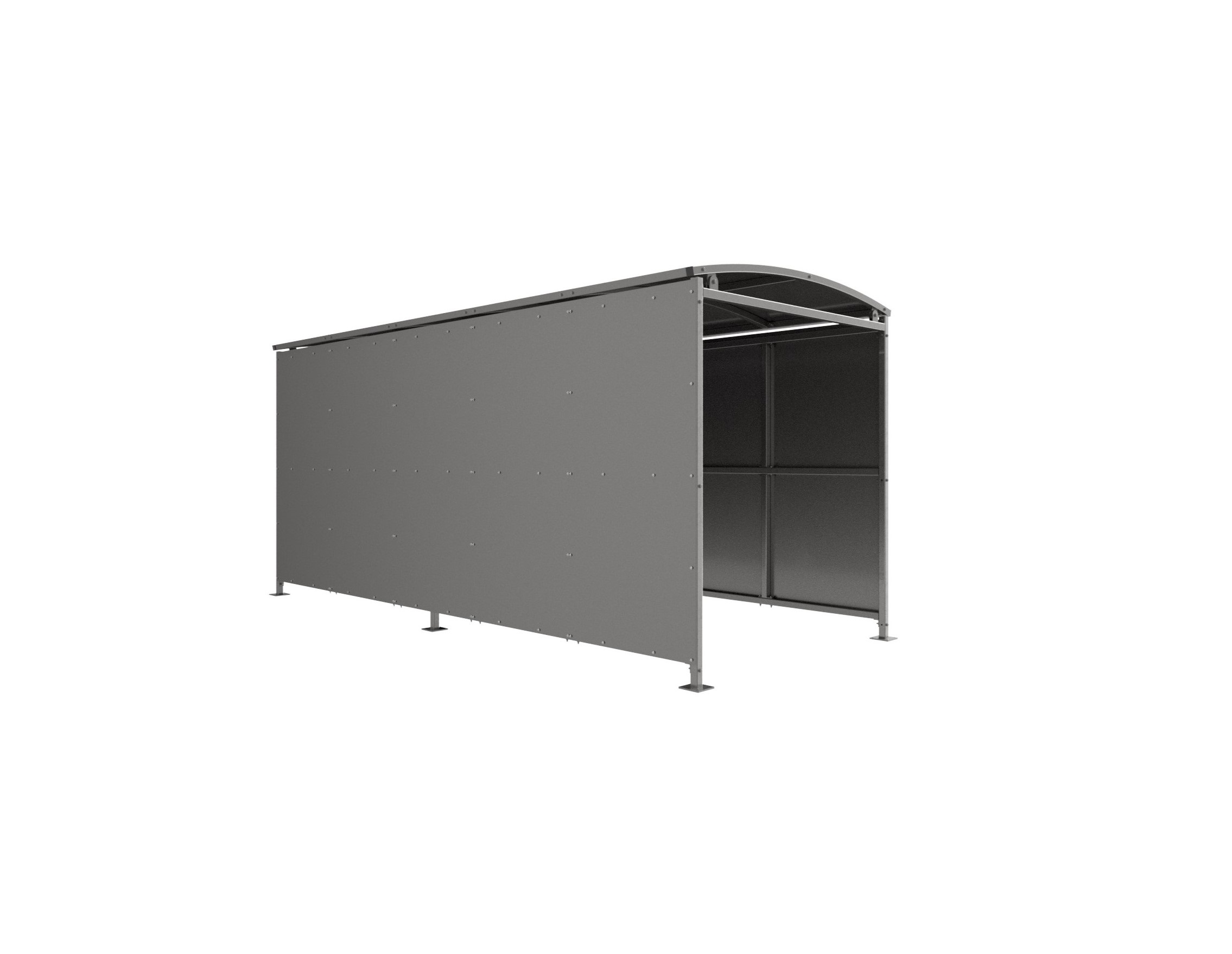 Binley Waiting Shelter - Galvanised banner image