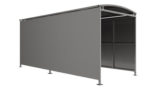 Binley Waiting Shelter - Galvanised banner image