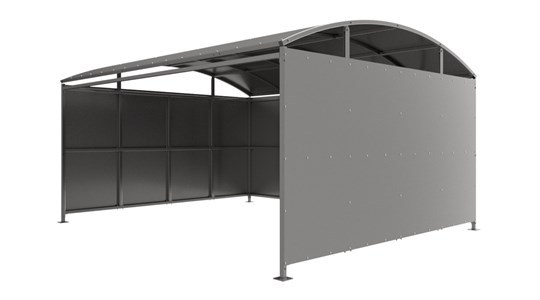 Wilson Waiting Shelter - Galvanised banner image