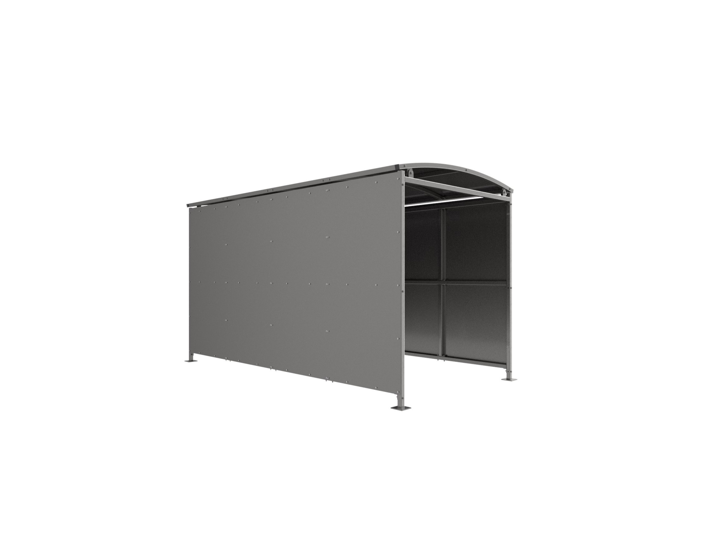 Binley Shelter - Galvanised banner image