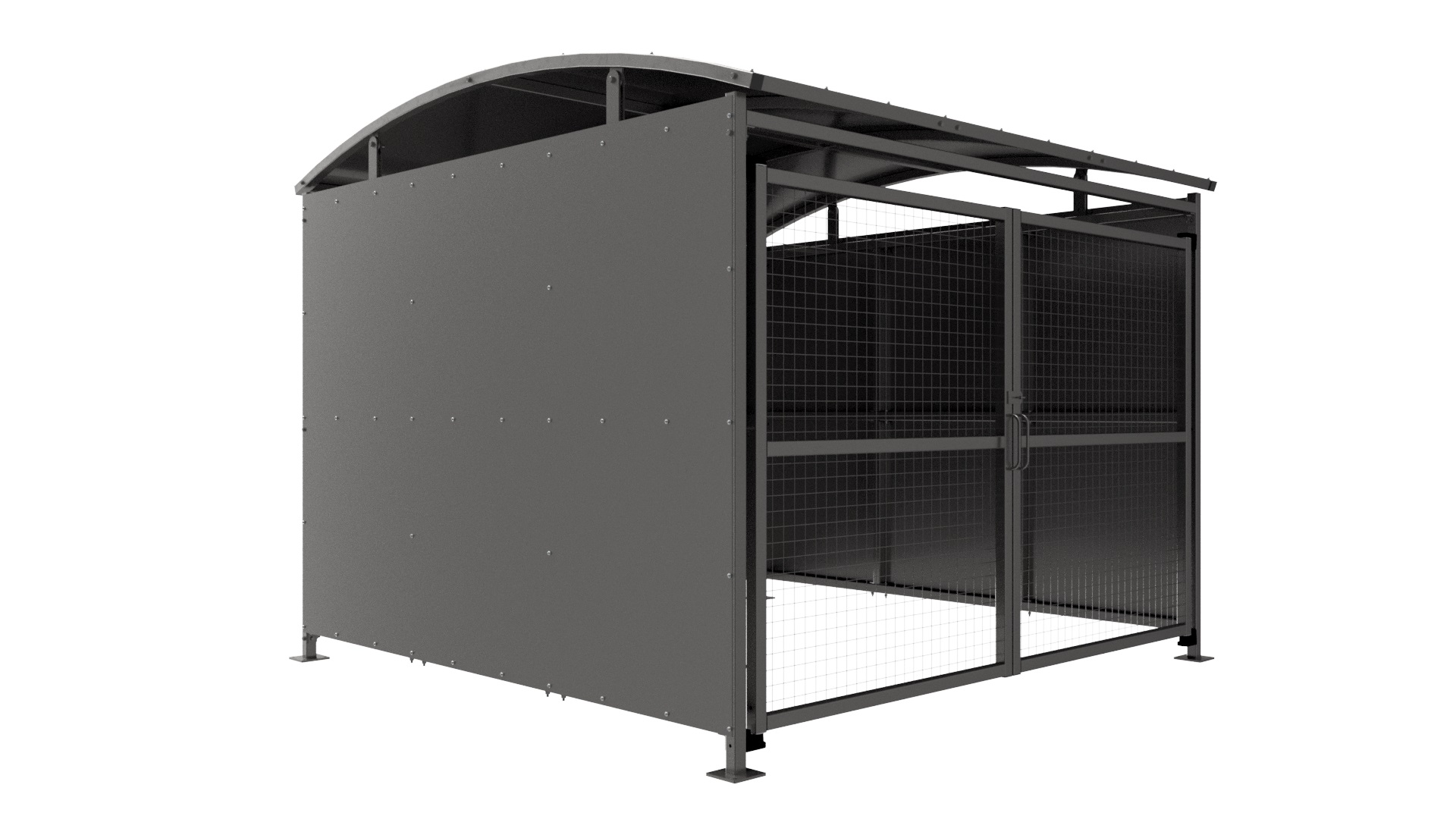 DM1 Shelter Galvanised C/W Mesh Doors product image