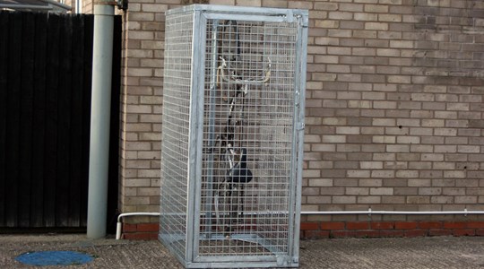 Mesh Vertical Cycle Locker banner image