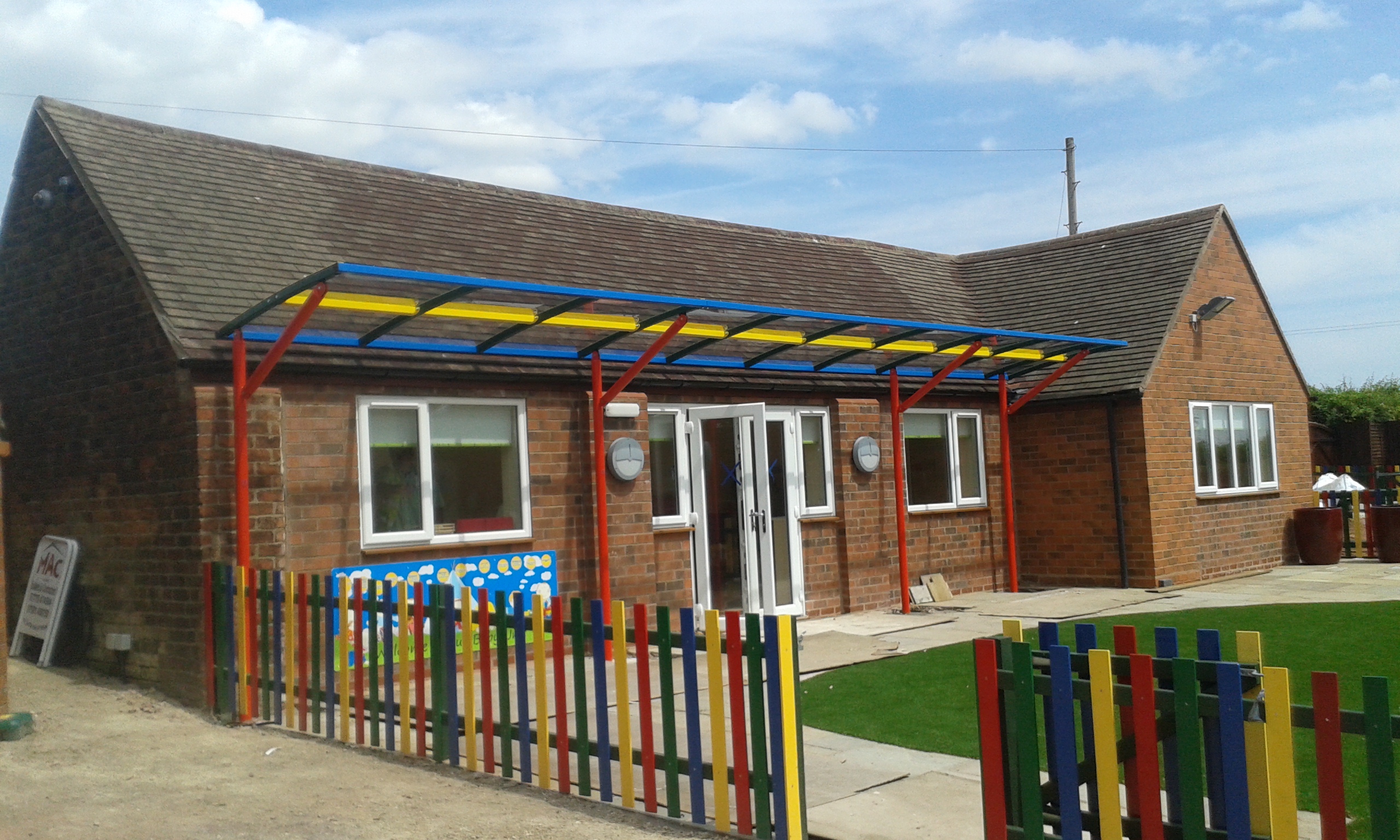 Bespoke Canopy installed at Little Ripley Day Nursery article image