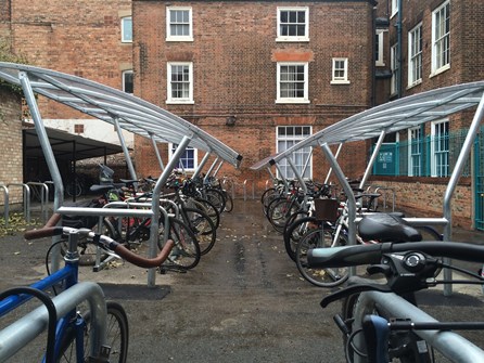 NPS Humber creates storage facilities for employees who cycle to work article image